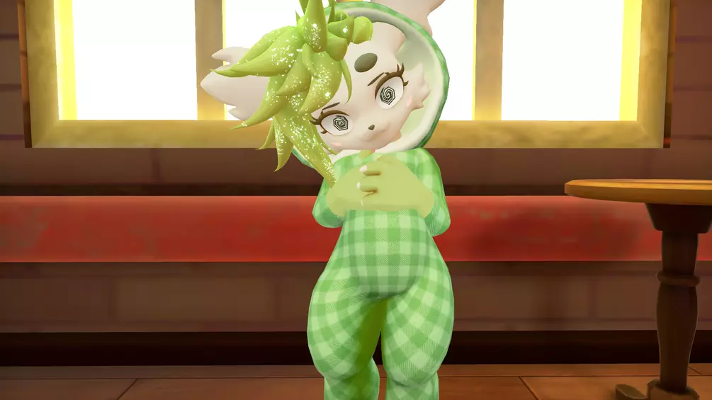 Flora Kemono Shaymin Furry Vrchat Avatar Base By Therpgslayer