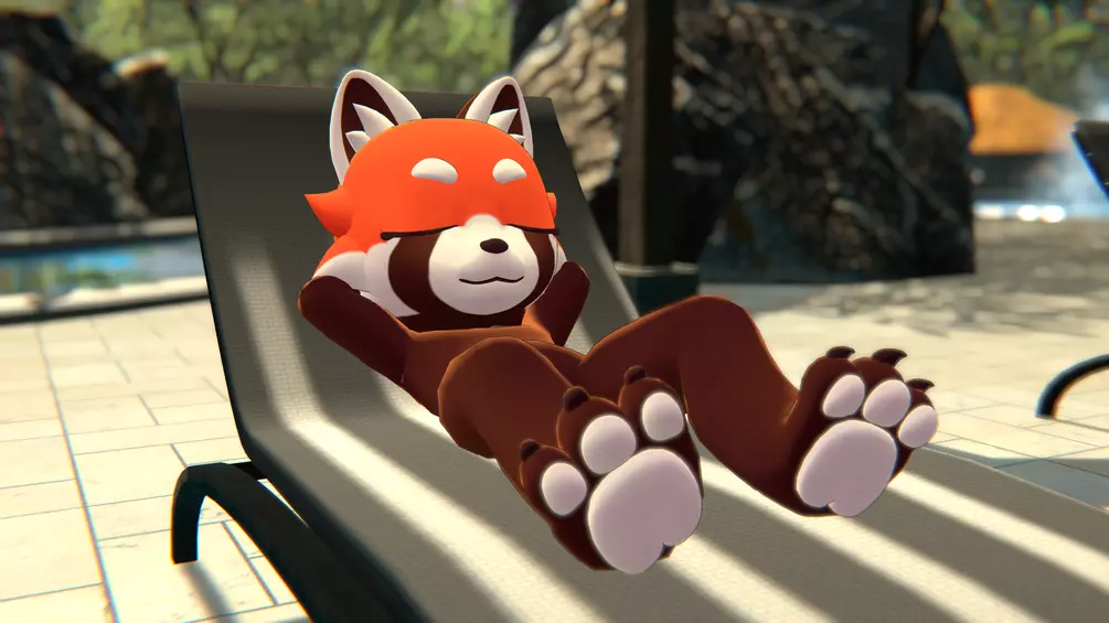 Zio Red Panda Vrchat Avatar Base By Ziodynes Vrcarena