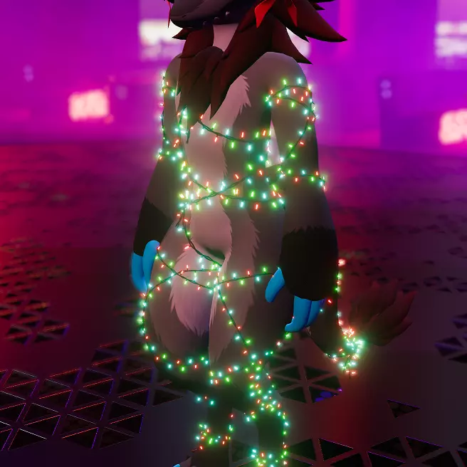 Christmas Lights - Wickerbeast | By LavinaHusky | VRCArena