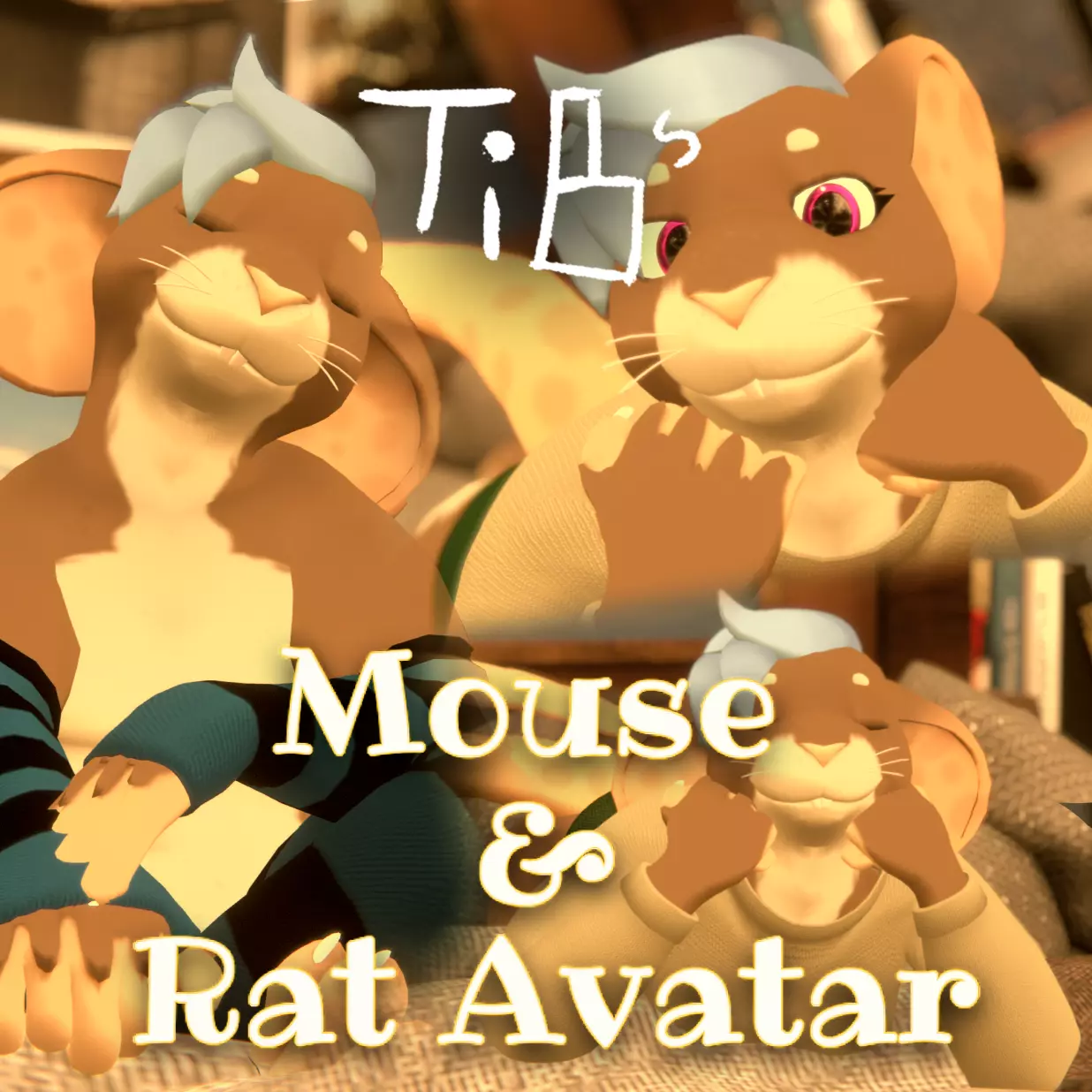 View accessories for the asset Tibs' Mouse & Rat VRChat Avatar (Furry  VRChat Base)