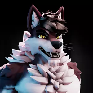 Wolf VRChat Avatar by BadflarOfficial on DeviantArt