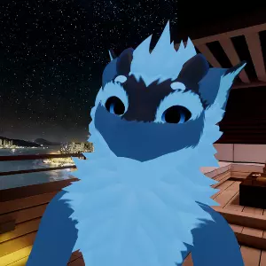 Short Fluffy Hair (FREE VRChat Asset)