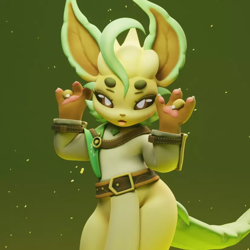 Fernia - Kemono Leafeon 