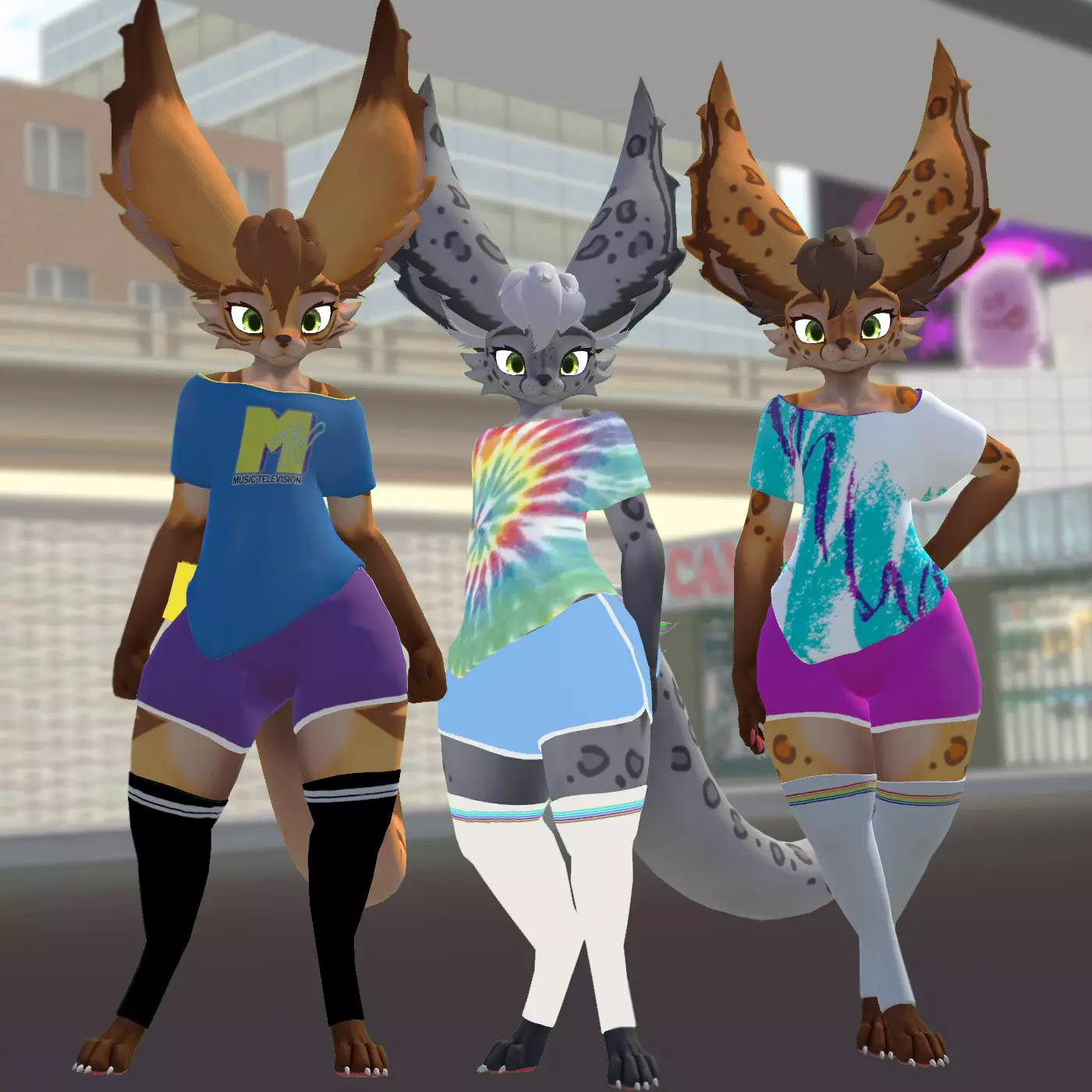 Wave90 - 90s Themed / Vaporwave Outfit for Hobkin Redux | By Ancera |  VRCArena