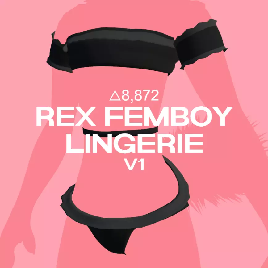 Rex Femboy Lingerie, By Adzy