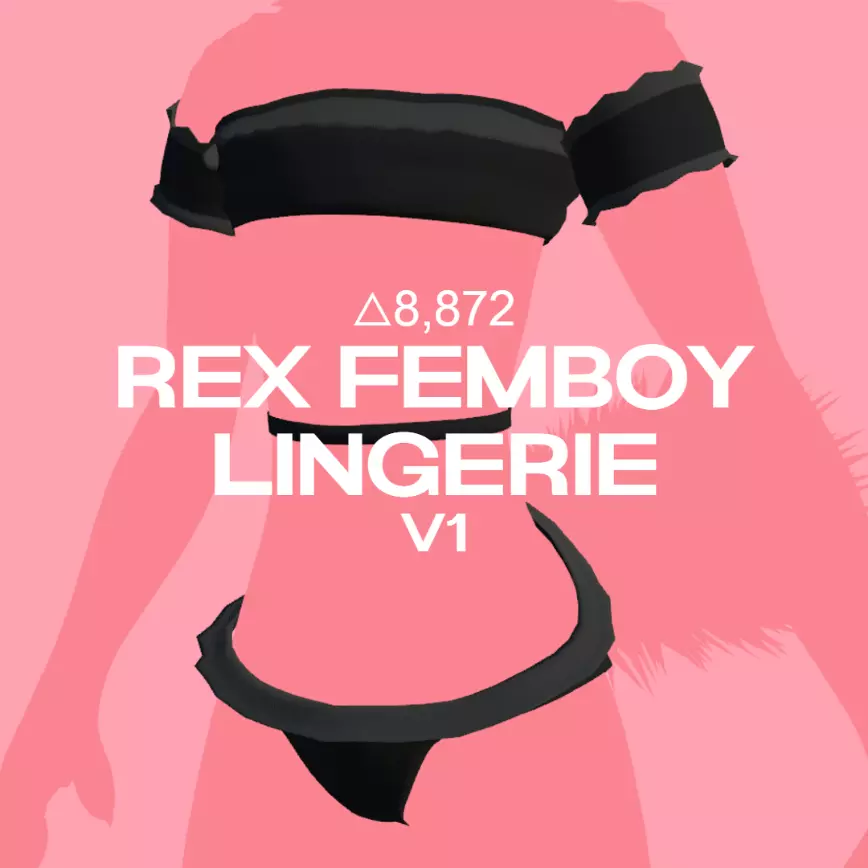 Rex Femboy Lingerie By Adzy VRCArena