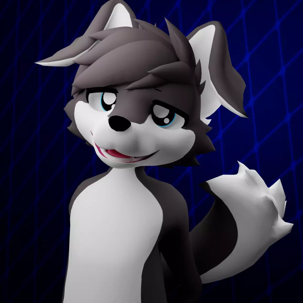 Short Fluffy Hair (FREE VRChat Asset)