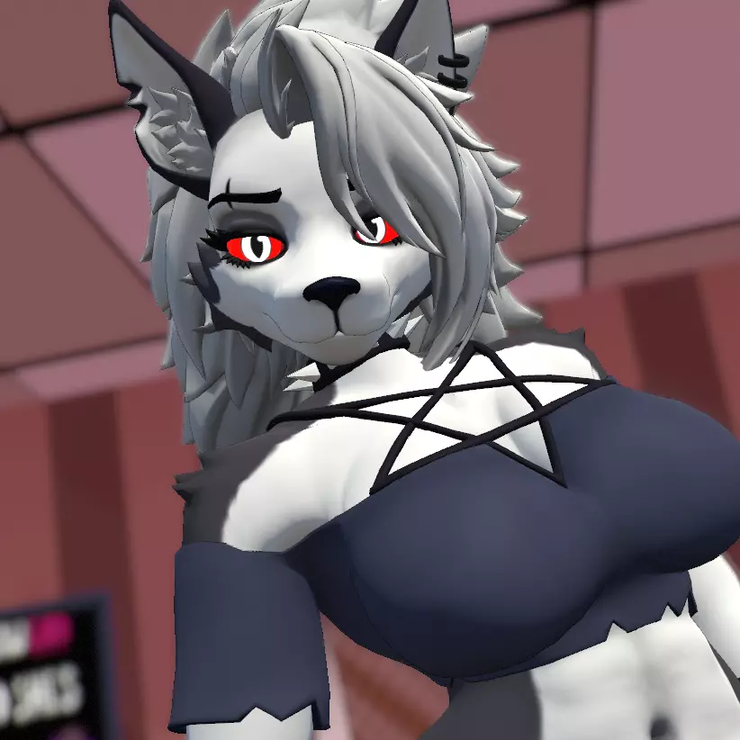 Loona - Helluva Boss (3D model / VRchat avatar) | By Teiozemo | VRCArena