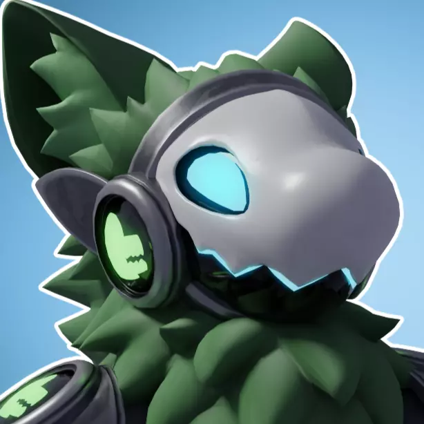 Pixilart - protogen mask glitch by cyanflower1234