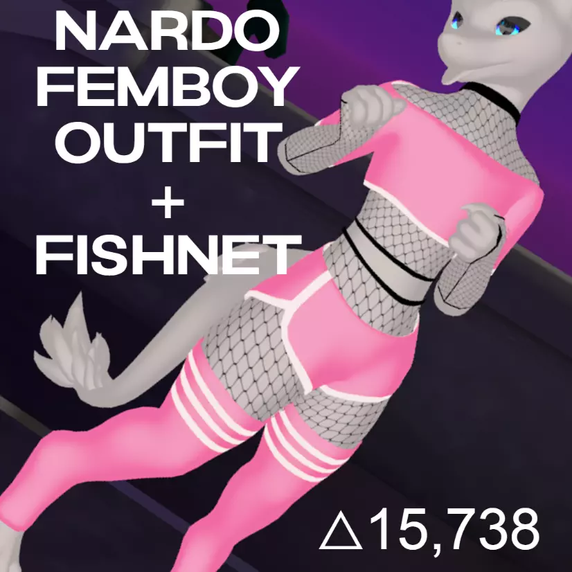 Nardo Femboy Outfit + Fishnet, By Adzy