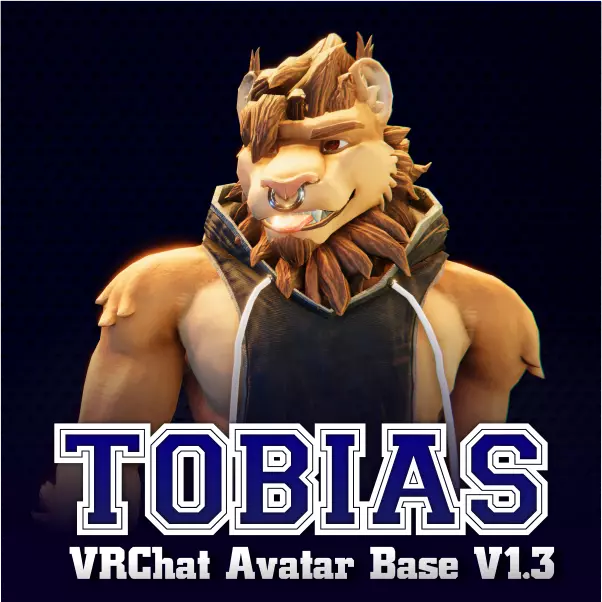 Tobias Feline VRChat Avatar Base | By SPXWLF | VRCArena