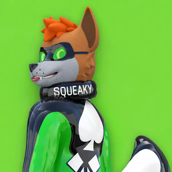 Taenine - Squeaky Canine Avatar (VRChat) | By Taeliou Wolf | VRCArena