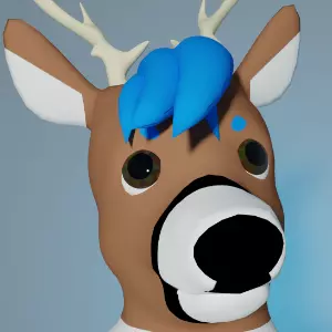 Durr v1 (VRChat deer avatar) (Legacy) | By Hubble the Wolverine | VRCArena