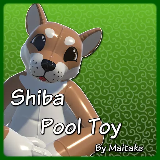 Pool Toy Shiba Inu VRChat Avatar | By Maitake | VRCArena