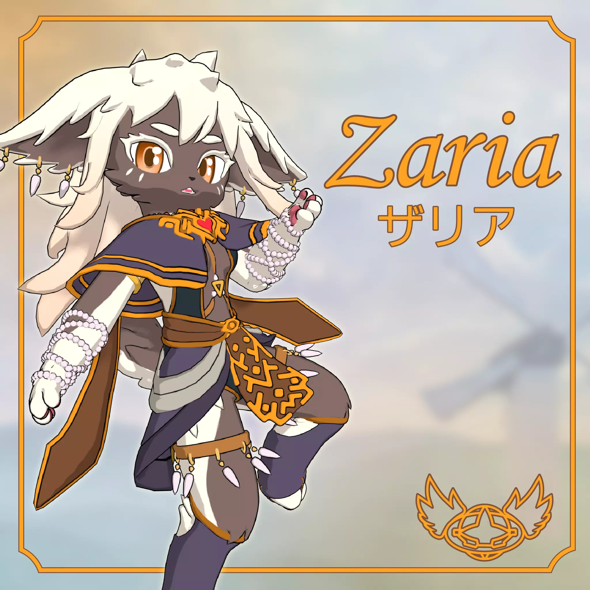 Zaria | VRChat Avatar Base | By Raideus_LF | VRCArena