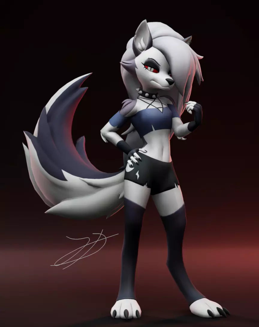 Loona VRChat avatar | By Jabberdeer | VRCArena