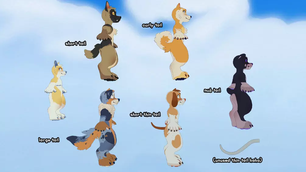 Puppy Vrchat Avatar Base 