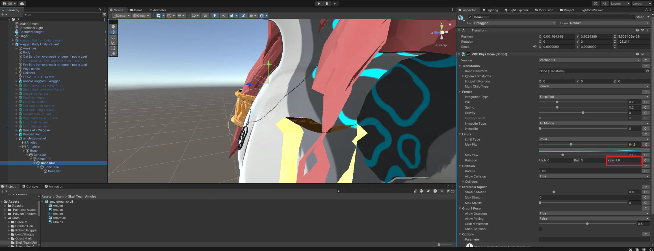 Attachment for asset