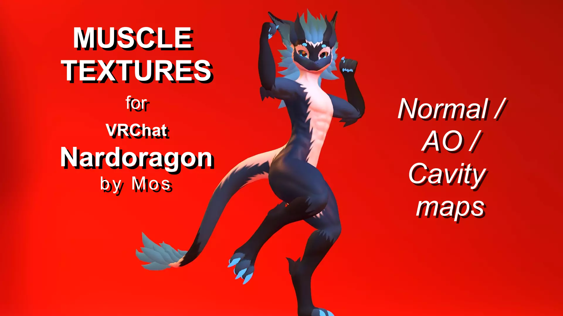 Nardoragon Muscle Textures - Normal map, Ambient Occlusion, Cavity map ...