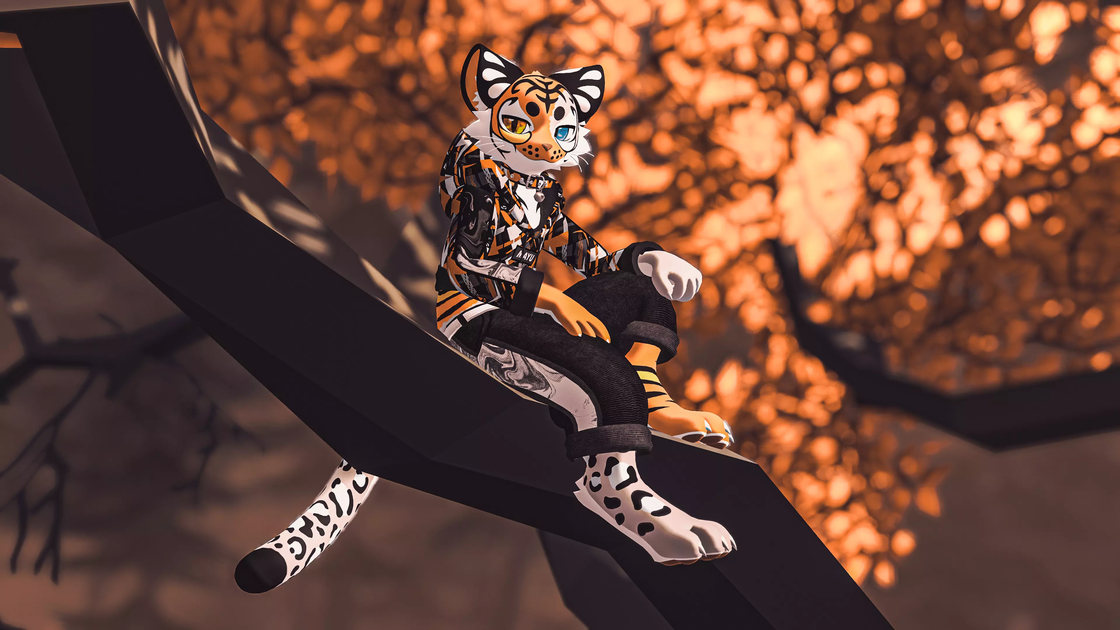 Mayu (Kemono Feline VRChat Avatar) | By Azuki | VRCArena