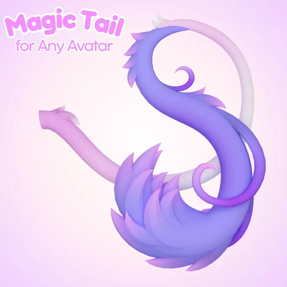 Tail (n°4) Magic - VRChat Asset, By GELL 3D