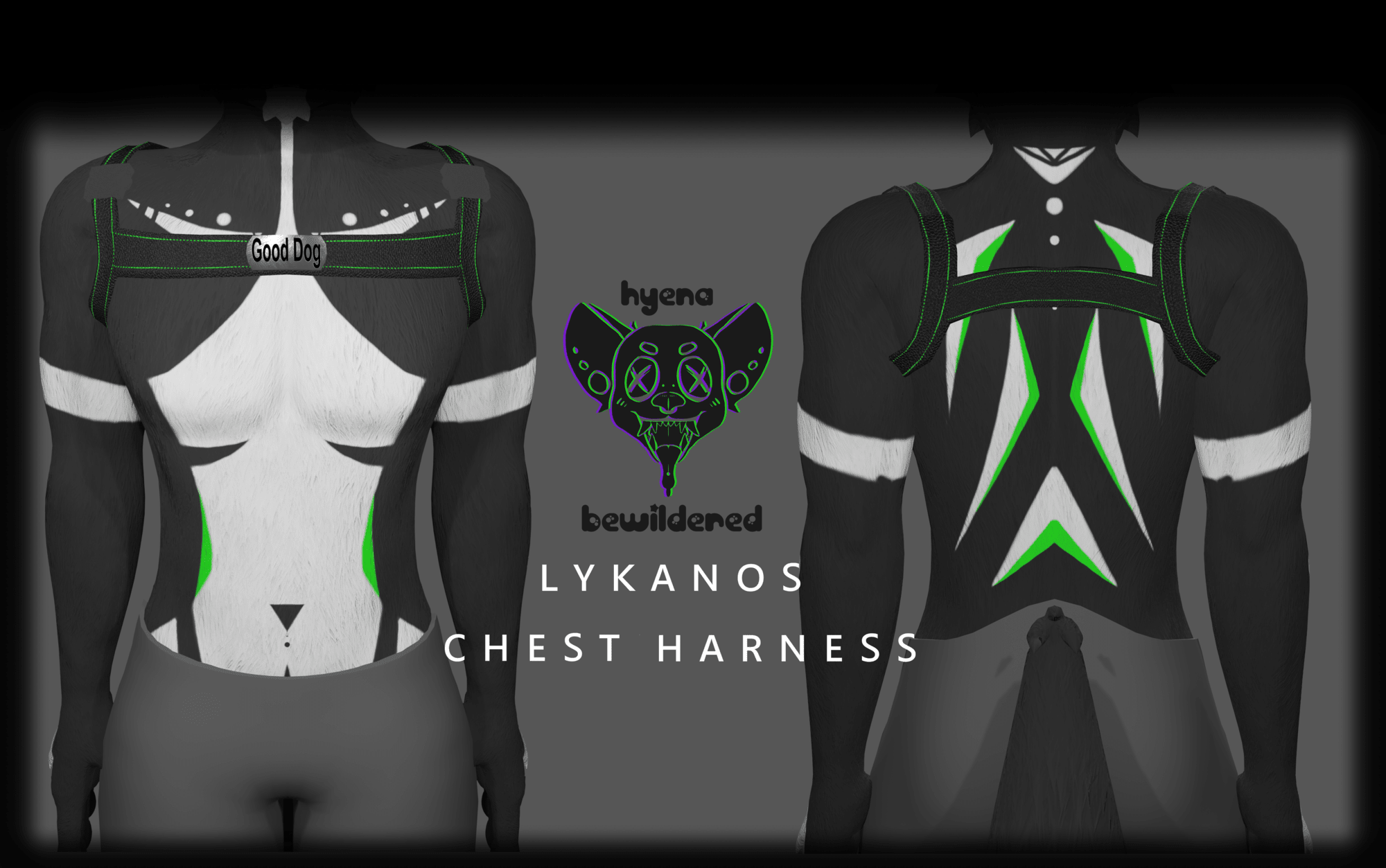 [ bewildered ] Lykanos Chest Harness | By dreadfulDog | VRCArena