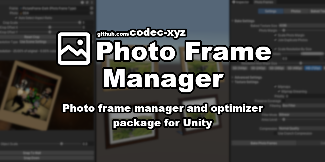 Photo Frame Manager | By codec | VRCArena